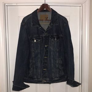 American Eagle Denim Jacket Blue Sz XL